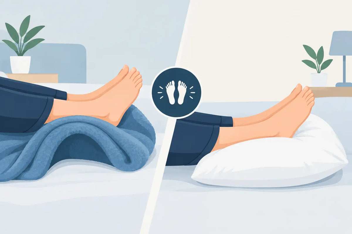 Blanket Arch Versus Pillow: Which Helps Feet?