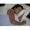 The Original Foot Free Pillow helping relieve shoulder pressure for a more comfortable night's sleep