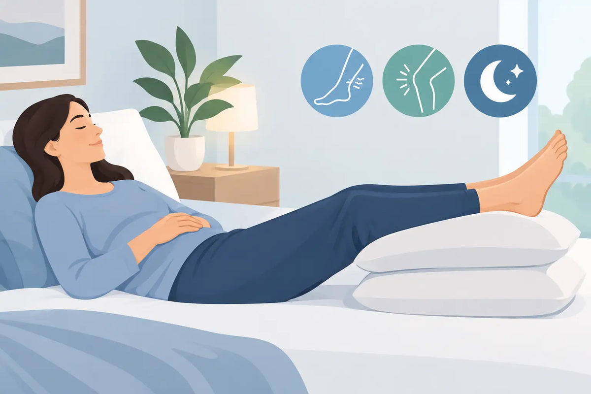 Foot Elevation for Swelling, Pain, and Better Rest
