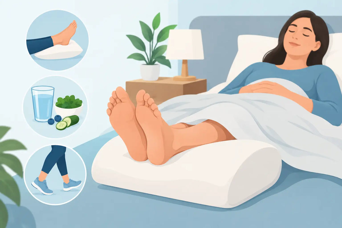 How to Reduce Foot Swelling and Rest Easier
