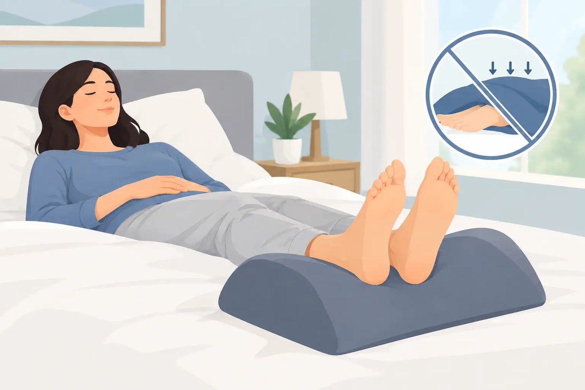How to Rest Feet Without Blankets Pressing Down
