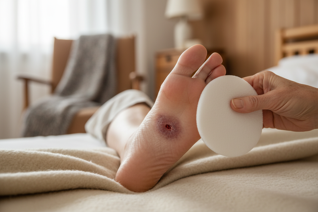 How to cushion heel ulcers safely at home